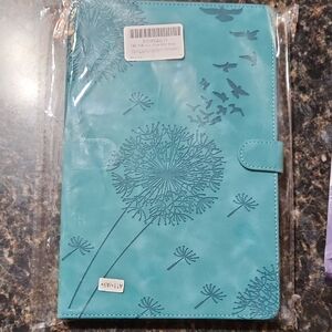 Elegant Teal Dandelion Tablet Cover 11 In.